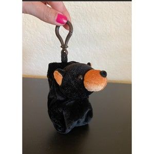 NEW - Bear Charm Keychain with Pouch-Purse Charm, Airpod Case, Mini Catchall